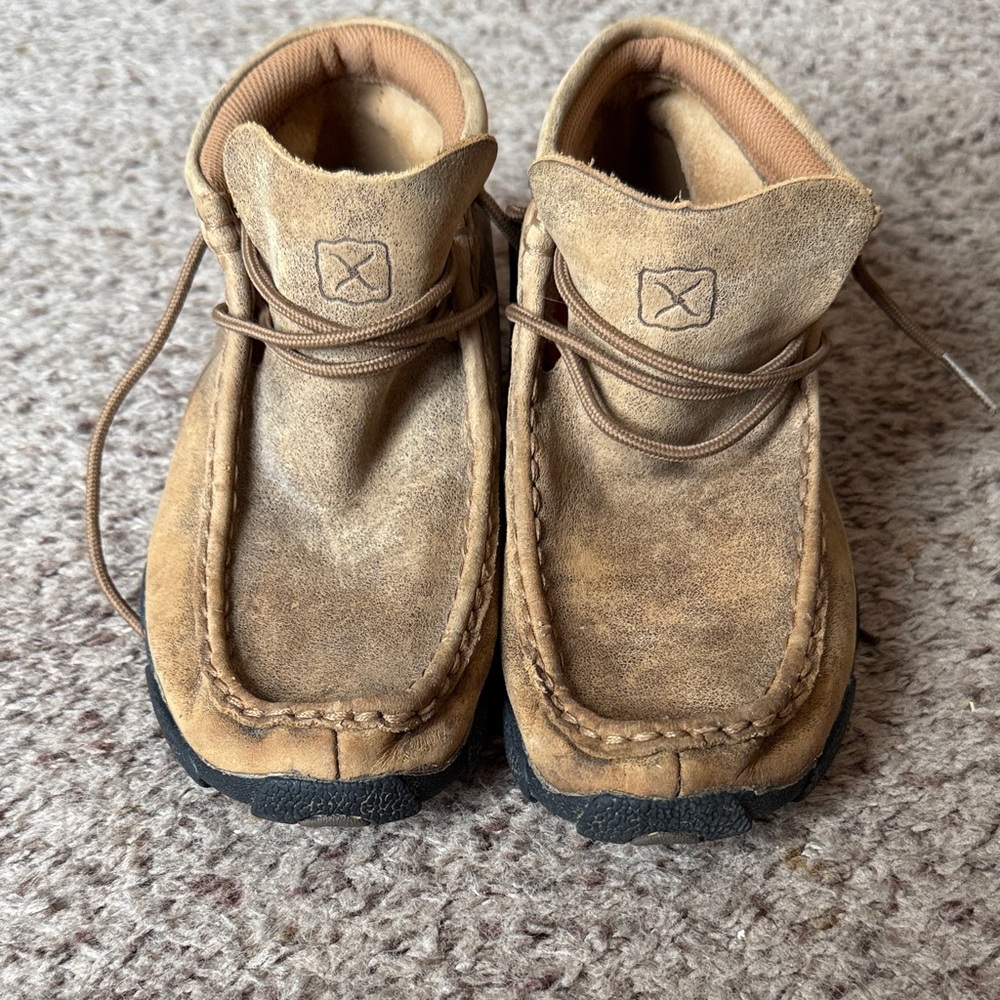 Twisted X Kids Moccasins - Tan